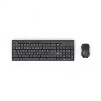 Hama WKM-200 bezvadu tastatūras un peles komplekts, RF, QWERTZ, melns