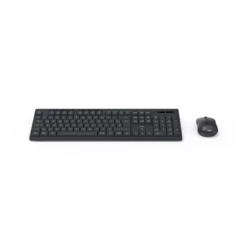 Hama WKM-200 bezvadu tastatūras un peles komplekts, RF, QWERTZ, melns