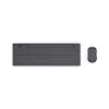 Hama WKM-200 bezvadu tastatūras un peles komplekts, RF, QWERTZ, melns