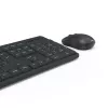 Hama WKM-200 bezvadu tastatūras un peles komplekts, RF, QWERTZ, melns