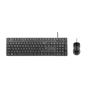 Targus AKM622UK tastatūra ar peli, universāla USB, QWERTY UK, melna
