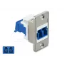 Keystone modulis DELOCK 91096, plakanā konstrukcija, RJ45 savietojams ieliktnis
