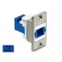 Keystone modulis DELOCK 91106 plakanā konstrukcija, zils/sudrabs/balts