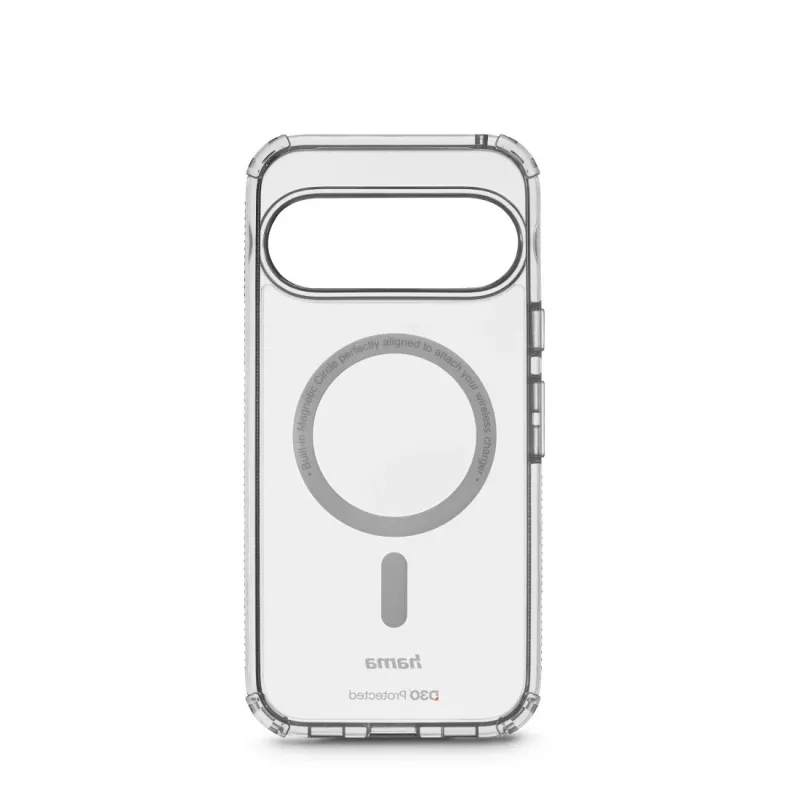 Mobilā telefona maciņš HAMA Extreme Protect Google Pixel 10 / 10 Pro, caurspīdīgs, līdz 16 cm (6.3 collas)