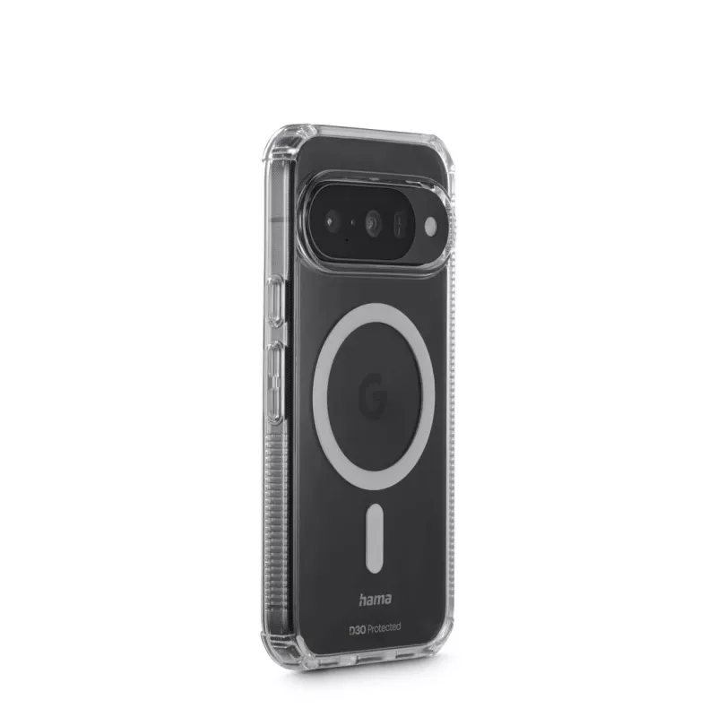Mobilā telefona maciņš HAMA Extreme Protect Google Pixel 10 / 10 Pro, caurspīdīgs, līdz 16 cm (6.3 collas)
