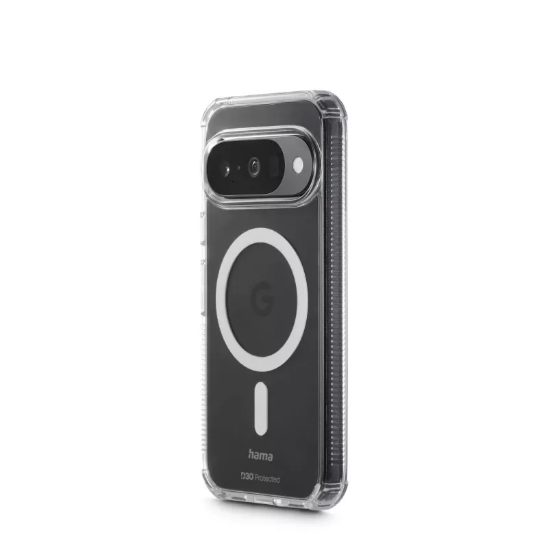 Mobilā telefona maciņš HAMA Extreme Protect Google Pixel 10 / 10 Pro, caurspīdīgs, līdz 16 cm (6.3 collas)
