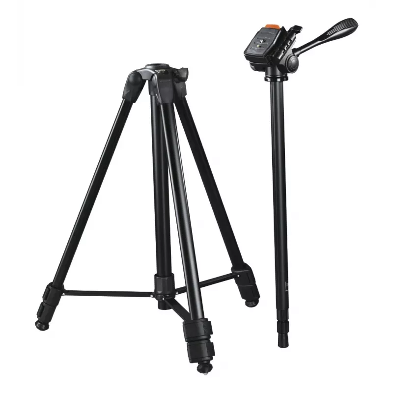 Statīvs HAMA Delta Duo 170 — 3 kājas, max augstums 170 cm, min 62 cm, slodze 4 kg, svars 1.85 kg, melns