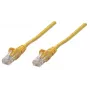 Intellinet tīkla vīts, Cat5e, 1m, Dzeltena, CCA, U/UTP, PVC, RJ45, Zeltīti kontakti, Aizsargāta, Ar boot, Mūža garantija