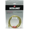 Intellinet tīkla vīts, Cat5e, 1m, Dzeltena, CCA, U/UTP, PVC, RJ45, Zeltīti kontakti, Aizsargāta, Ar boot, Mūža garantija