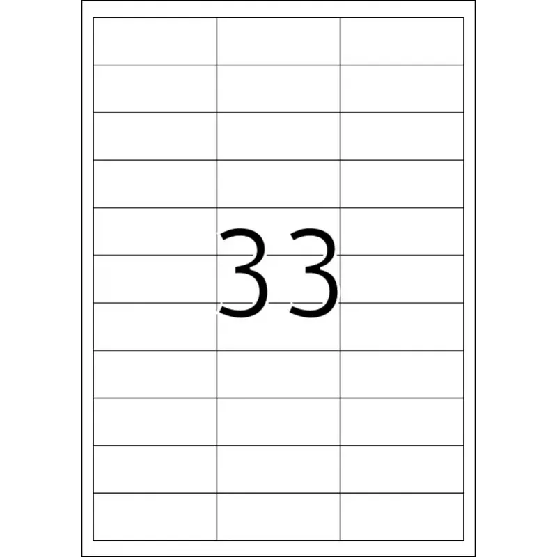 Pašlīmējošās printera etiķetes HERMA Labels Premium A4 66x25.4 mm