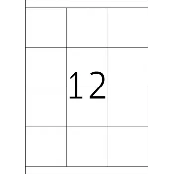 Pašlīmējošas printera etiķetes HERMA Labels Premium A4 70x67.7 mm