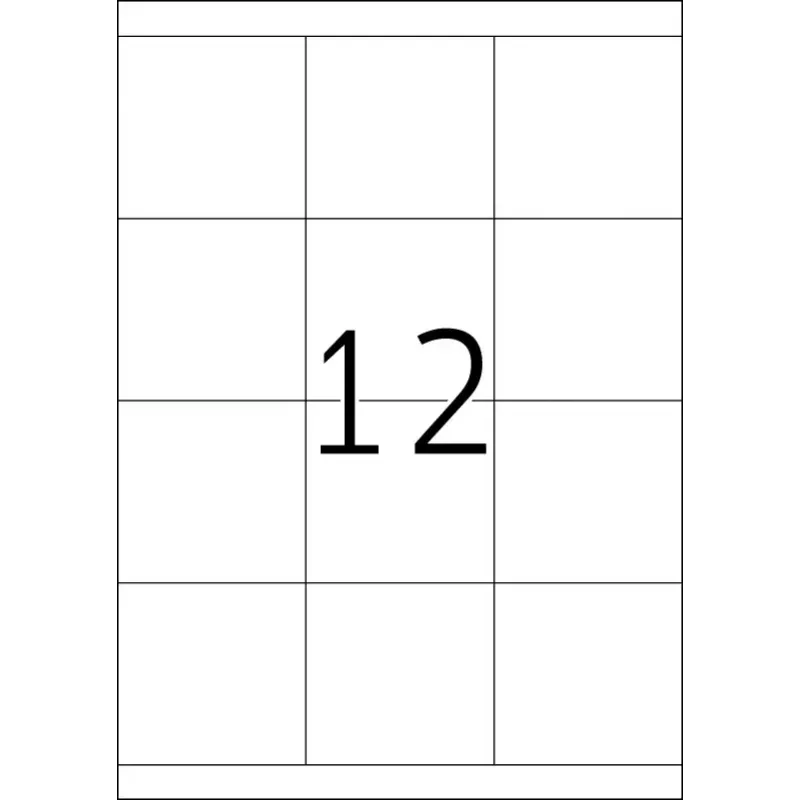 Pašlīmējošas printera etiķetes HERMA Labels Premium A4 70x67.7 mm