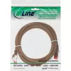 InLine Patch Kabelis S/FTP PiMF Cat.6 250MHz PVC varš brūns 3m