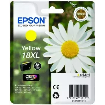 Epson 18XL Claria Home Yellow oriģinālā tintes kasetne (C13T18144010)