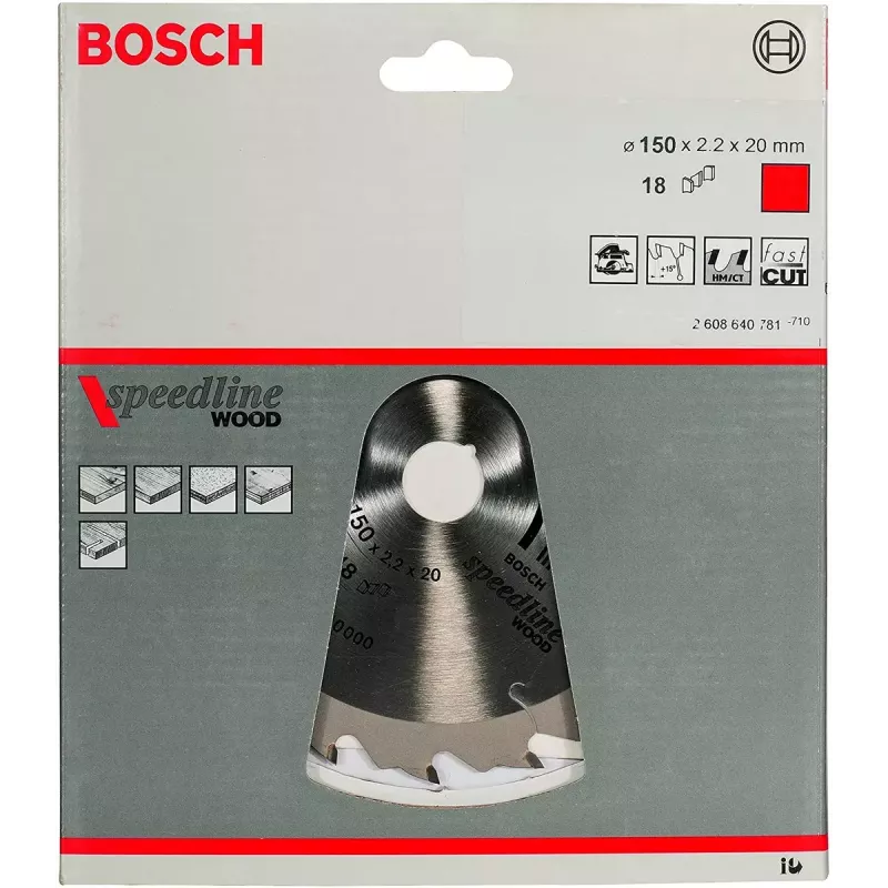 Zāģa disks Bosch 2608640781 15 cm Kokam