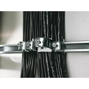 Kabeļu skava Rittal DK 7097.300, tērauds, sudraba krāsa, max saišķa Ø 34 mm, 25 gab.