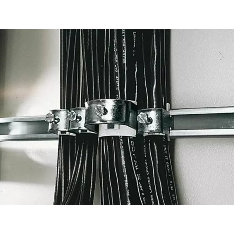 Kabeļu skava Rittal DK 7097.300, tērauds, sudraba krāsa, max saišķa Ø 34 mm, 25 gab.