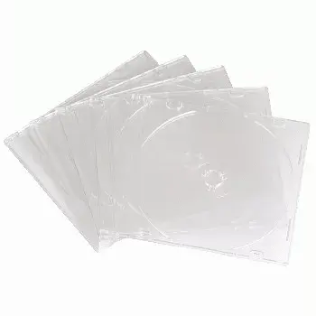 Hama CD Slim tukšā kastīte 051164, 10 gab., caurspīdīga, 1 disks