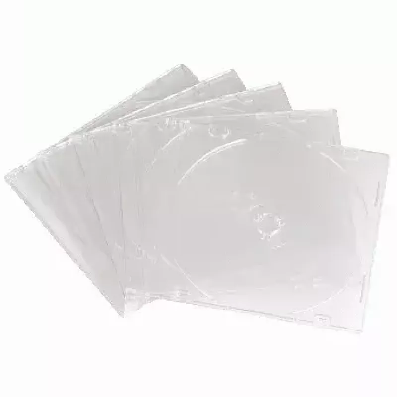 Hama CD Slim tukšā kastīte 051164, 10 gab., caurspīdīga, 1 disks