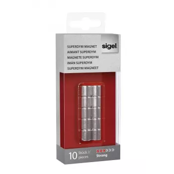 Neodīma cilindriskais magnēts Sigel GL701 (10 gab.)