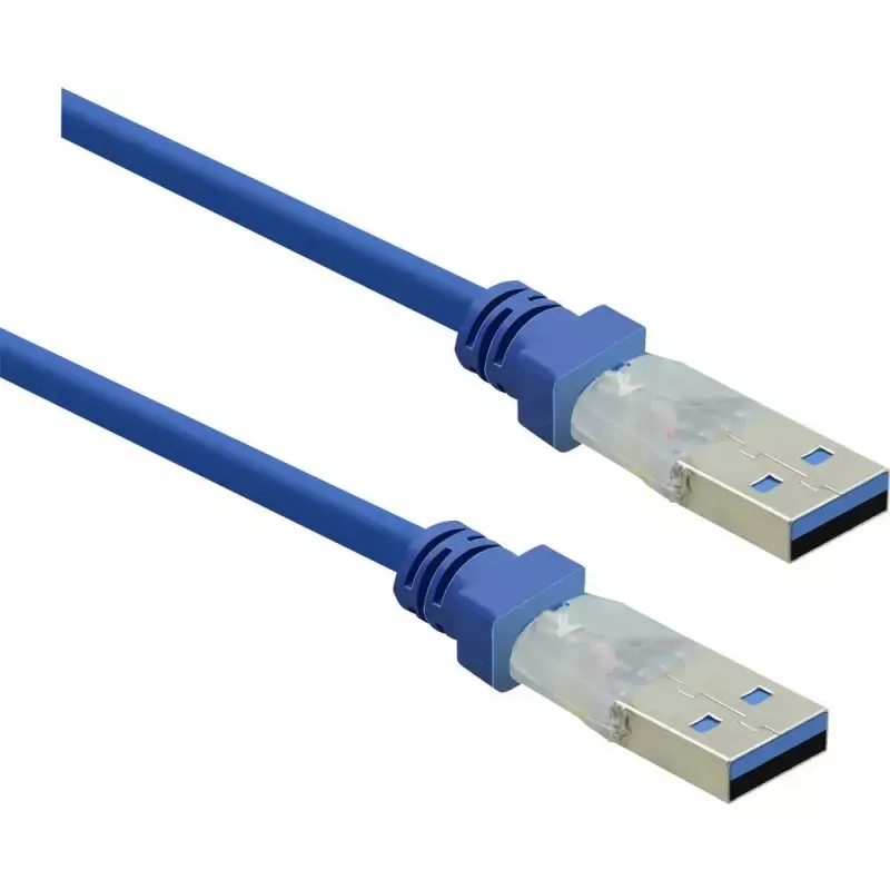 USB kabelis Renkforce RF-4369443 0.5m USB 3.2 Gen 1 Zils