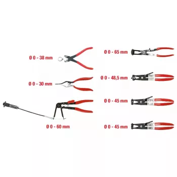 Knaibles KS Tools 115.1055, hroma-molibdēna tērauds