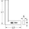 Galdnieka leņķmērs KS Tools 300.0293 Nerūsējošais tērauds 10 cm 5 mm