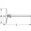 Bīdmērs KS Tools 300.0552, 150 g