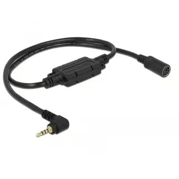 Audio kabelis Navilock 62881 0.52m 2.5mm Melns