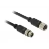 Seriālais pagarinātājkabelis Navilock 62975 Melns 10 m M8