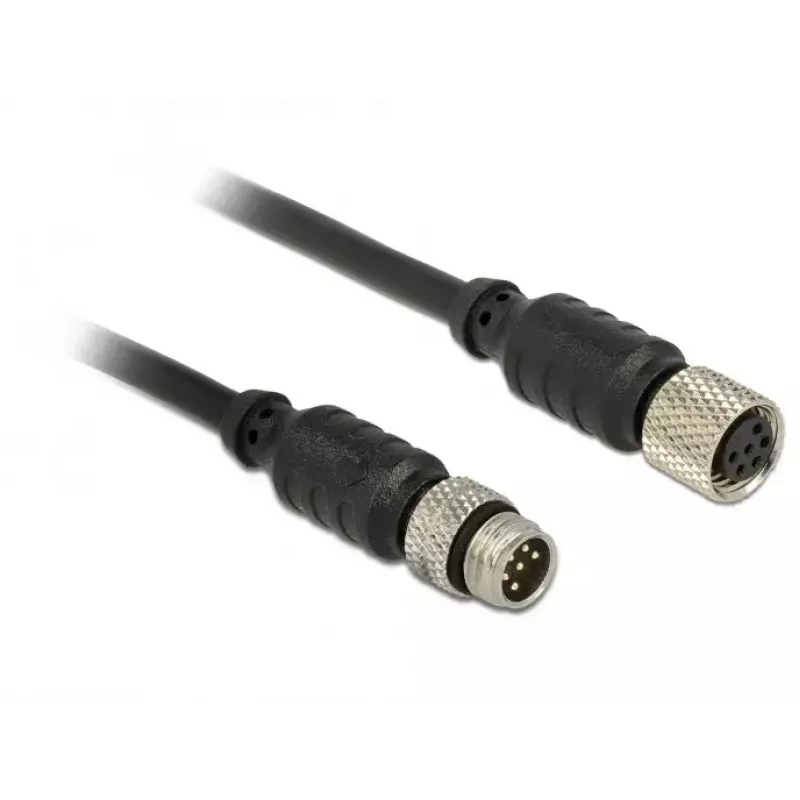 Seriālais pagarinātājkabelis Navilock 62975 Melns 10 m M8