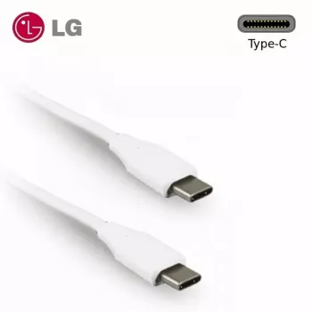 USB-C kabelis LG EAD63687001 — USB 3.1 Type-C, 1 m, balts