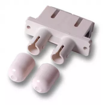 ACT EA2002 SC-ST duplekss šķiedru optikas adapteris, multimode, bēšs