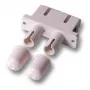 ACT EA2002 SC-ST duplekss šķiedru optikas adapteris, multimode, bēšs