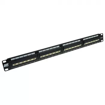 Patch Panel 24 portu neekranēts 45° ACT P24AK1