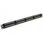 Patch Panel 24 portu neekranēts 45° ACT P24AK1