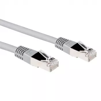 ACT pelēks 2 m LSZH U/UTP CAT5E patch kabelis ar RJ-45 savienotājiem