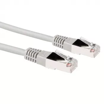ACT pelēks 5 metri LSZH F/UTP CAT5E savienojuma kabelis ar RJ45 savienotājiem