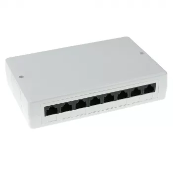 ACT FA5000 virsmas montāžas kaste 8-portu Cat5e neekranēta 171.4×38×118.8 mm