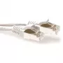 ACT White 15 metru LSZH SFTP CAT6A savienojuma kabelis ar aizsargātiem RJ45 savienotājiem