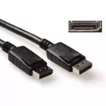 DisplayPort kabelis vīrietis-vīrietis ACT AK3981 3 metri, 20. kontakts savienots