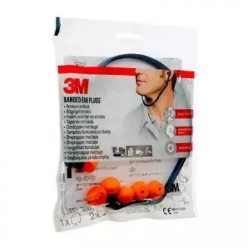 3M 1310C1 atkārtoti lietojami ausu aizbāžņi, zili un dzelteni