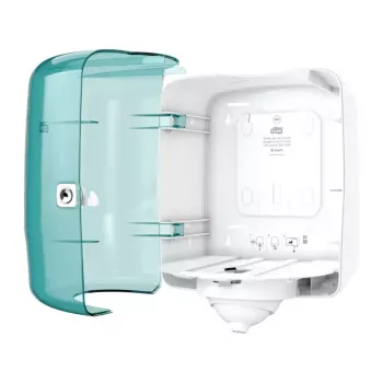 Tork 473180 centrālpadeves papīra dvieļu dozators, tirkīza-balts