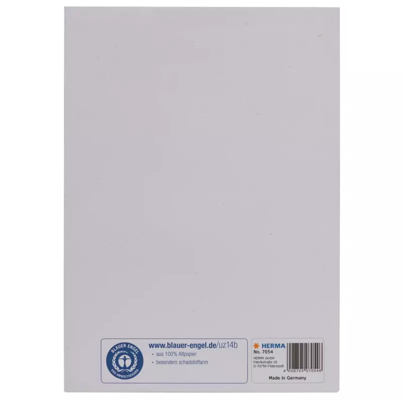 Žurnāla/grāmatas vāks HERMA 7054 Balts