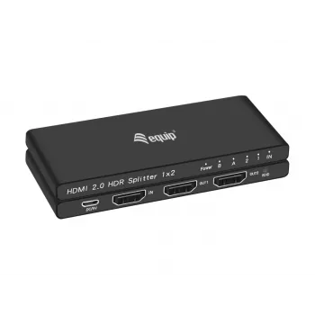 Equip Ultra Slim 2-Port HDMI 2.0 Sadalītājs