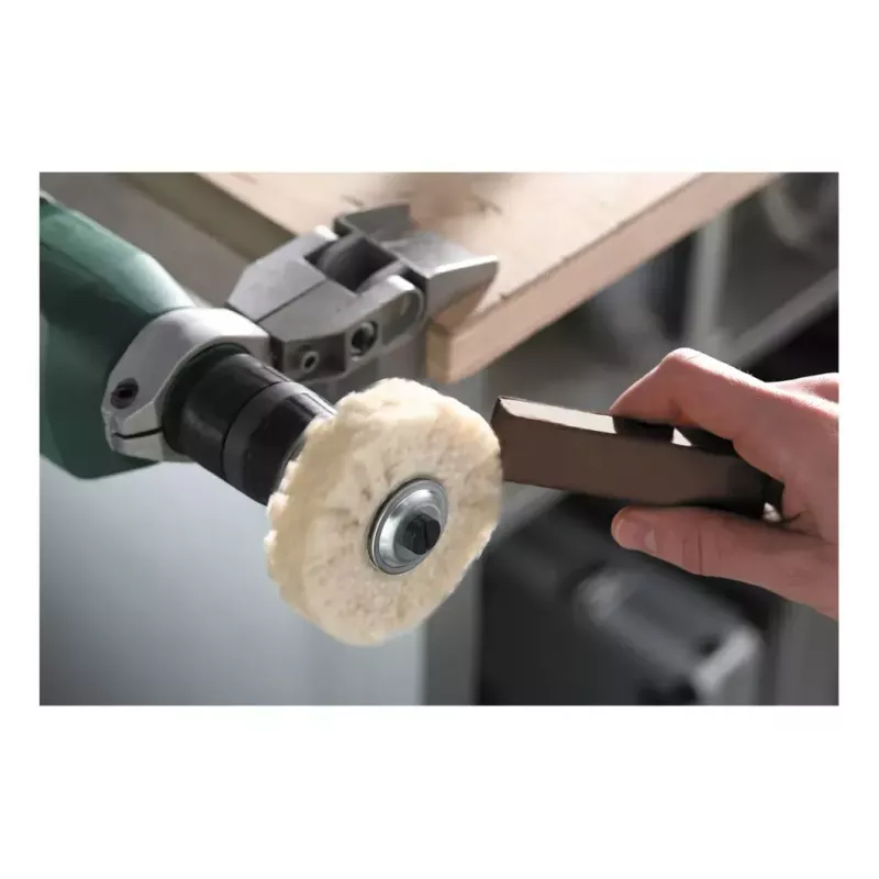 KWB 485300 Rotējošā instrumenta pulēšanas komplekts, melns balts metālisks
