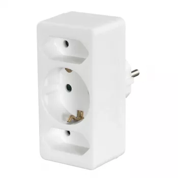 Hama 00223215 pagarinātājs 3 AC kontaktligzdas Iekštelpām Balts