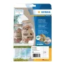 HERMA 10753 pašlīmējošas etiķetes Taisnstūra Pastāvīga Brūna 480 gab