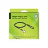 Navilock Notebook Cable Lock Black 1.8 m Atslēgas slēdzene
