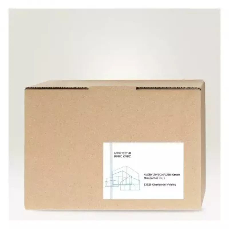 Pašlīmējošas printera uzlīmes AVERY 6604 Baltas A4 21x14,8 cm 130 uzlīmes